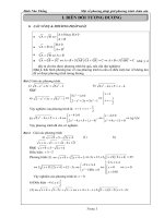 Một số phương pháp giải phương trình chứa căn