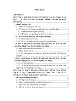 Một số giải pháp nâng cao động lực làm việc cho nhân viên Công ty Cổ phần Tư vấn đầu tư xây dựng Giao thông công chính Hà Nội