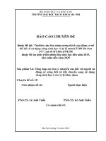 Tổng hợp các lưu ý, khuyến cáo đối với người sử động cơ xăng đời cũ khi chuyển sang sử dụng xăng sinh học ở các tỷ lệ khác nhau