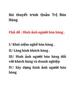 Chủ đề hình ảnh người bán hàng