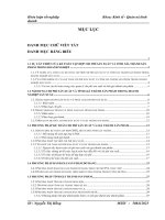 Hoàn thiện công tác kế toán tập hợp chi phí sản xuất và tính giá thành sản phẩm tại Công ty TNHH Thương Mại – XNK Đại Châu