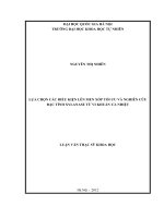 Lựa chọn các điều kiện lên men xốp tối ưu và nghiên cứu đặc tính xylanase từ vi khuẩn ưa nhiệt 