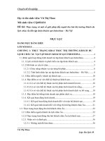 Thực trạng và một số giải pháp đẩy mạnh thu hút thị trường khách du lịch châu Âu đến tập đoàn khách sạn Indochina – Hà Nội