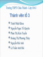 BÀI 44 SỰ NHÂN LÊN CỦA VIRUT TRONG TẾ BẢO CHỦ