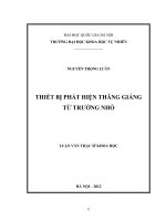 Thiết bị phát hiện thăng giáng từ trường nhỏ
