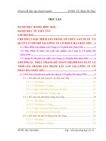 Kế toán chi phí và tính giá thành xây lắp tại Công ty CP Hà Châu