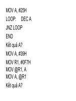 BAI TAP1  bài tập vi sử lí
