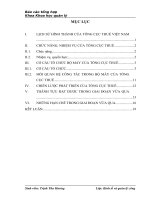 Một số giải pháp nhằm hoàn thiện công tác tuyển dụng tại Tổng cục Thuế