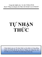Tự nhận thức - Trung tâm Nghiên cứu Tư vấn CTXH & PTCĐ