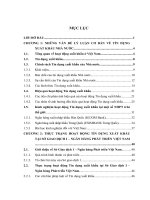 Thực trạng hoạt động Tín dụng xuất khẩu tại Sở Giao dịch I – Ngân hàng Phát triển Việt Nam