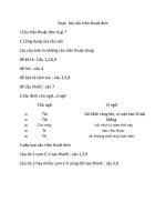 Soạn bài Câu trần thuật đơn