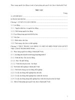 Thực trạng nguồn lao động và một số giải pháp giải quyết việc làm ở thành phố Vinh