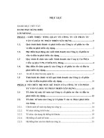 Tổ chức bộ máy kế toán của Công ty cổ phần tư vấn và đầu tư phát triển xây dựng