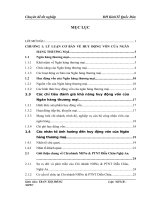 Một số giải pháp tăng cường huy động vốn tại Chi nhánh NHNo & PTNT Diễn Châu-Nghệ An