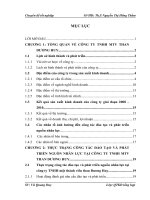 Hoàn thiện công tác đào tạo và phát triển nguồn nhân lực tại công ty TNHH MTV than Dương Huy