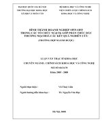 Hình thành doanh nghiệp spin-off trong các tổ chức NC&TK góp phần thúc đẩy thương mại hóa các kết quả nghiên cứu (trường hợp ngành dược[