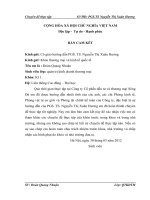 Hoàn thiện công tác quản lý sử dụng nguyên vật liệu tại Công ty Cổ phần Đầu tư và Thương mại Sông Đà