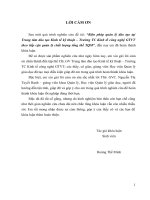 Biện pháp quản lý đào tạo tại Trung tâm đào tạo Kinh tế kỹ thuật – Trường TC Kinh tế công nghệ GTVT theo tiếp cận quản lý chất lượng tổng thể TQM