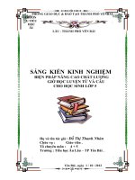 Sáng kiến kinh nghiệm luyện từ và câu lớp 5 trương tiêu học âu lâu yên bái