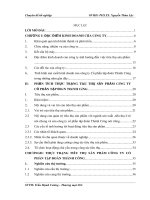 Giải pháp thúc đẩy tiêu thụ sản phẩm của công ty cổ phần tập đoàn Thành Công