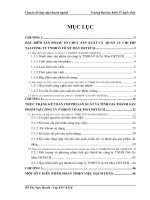 Hạch toán chi phí  sản xuất và tính giá thành sản phẩm tại công ty TNHH Ôtô Xe Máy DETECH