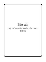 báo cáo hệ thống điều khiển đèn giao thông