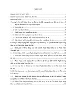 Nâng cao chất lượng cho vay đầu tư dự án tại Ngân hàng Đầu tư và Phát triển Việt Nam – Chi nhánh Nam Hà Nội