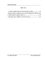 Hiệu quả của hoạt động cho vay theo hạn mức tín dụng tại Ngân hàng BIDV – chi nhánh Đông Anh