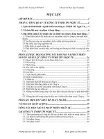 Công tác đào tạo và phát triển nhân sự tại công ty TNHH TPI NGọc Tú