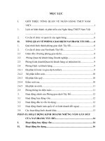 Nâng cao hoạt động quản lý rủi ro tại Ngân hàng Navibank PGD Tây Hồ