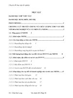 Giải pháp nâng cao chất lượng cho vay đối với doanh nghiệp vừa và nhỏ tại Sở Giao Dịch - Ngân hàng thương mại cổ phần Quân Đội