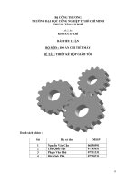 ĐỒ án CHI TIẾT máy THIẾT kế hộp GIẢM tốc