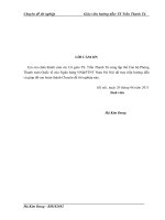 Giải pháp mở rộng hoạt động thanh toán quốc tế bằng phương thức tín dụng chứng từ tại Ngân hàng NN&PTNT Nam Hà Nội