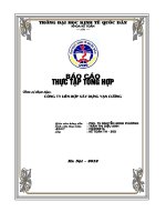 Tổ chức bộ máy kế toán và hệ thống kế toán tại Công ty Liên hợp Xây dựng Vạn Cường