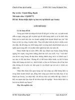 Hoàn thiện dịch vụ lưu trú tại khách sạn Sunnyq