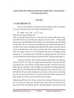 Sáng kiến kinh nghiệm - Một số phương pháp giải phương trình có ẩn dưới dấu căn ở đại số lớp 10 THPT NGHĨA HƯNG A