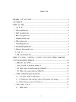 Hoàn thiện quy trình quản lý các đề tài nghiên cứu khoa học tại Sở khoa học và công nghệ thành phố Hồ Chí Minh thông quan việc vận dụng mô hình quản trị sáu Sig