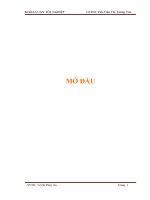 Tìm hiểu về công tác đánh giá tác động môi trường ở Việt Nam hiện nay và xây dựng báo cáo đánh giá tác động môi trường cho khu thương mại dịch vụ và dân cư Tân An tại phường 5 và xã Hướng Thọ Phú thành phố Tân An tỉnh Long An