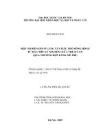 Một số biến đổi ở làng xã châu thổ sông Hồng từ đầu thế kỷ XIX đến giữa thế kỷ XX (qua trường hợp làng Mễ Trì