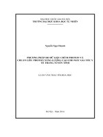 Phương pháp đo dữ liệu chùm photon và chuẩn liều photon năng lượng cao cho máy gia tốc y tế thẳng tuyến tính.PDF