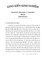 SKKN TÌM HIỂU NGHĨA NHÓM TỪ ĐỒNG NGHĨA CHO - TẶNG TRONG TIẾNG VIỆT