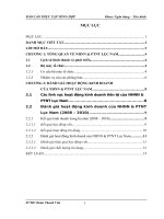 BÁO CÁO VỀ ĐÁNH GIÁ HOẠT ĐỘNG KINH DOANH CỦA NHNN & PTNT LỤC NAM