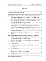 Kế toán tiền lương người lao động tại Công ty CP Xây dựng công trình giao thông