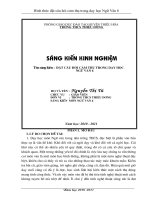 SKKN Hình thức đặt câu hỏi cảm thụ trong dạy học Ngữ Văn 6