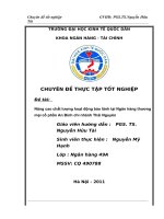 Nâng cao chất lượng hoạt động bảo lãnh tại Ngân hàng thương mại cổ phần An Bình chi nhánh Thái Nguyên