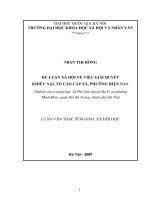 Dư luận xã hội về việc giải quyết khiếu nại, tố cáo cấp xã, phường hiện nay (nghiên cứu trường hợp xã Phú Sơn, huyện Ba Vì và phường Minh Khai, quận Hai Bà Trưng