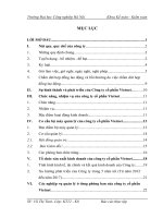 Báo cáo về tình hình sản xuất kinh doanh của công ty cổ phần Vietnet