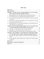Giải pháp đẩy mạnh hoạt động của các tổ chức khoa học và công nghệ trong các trường Đại học kinh tế
