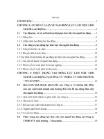 Giải pháp nâng cao hiệu quả việc Tạo động lực làm việc cho nhân viên tại Công ty TNHH Vinacomin