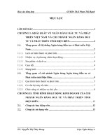 TÌNH HÌNH HOẠT ĐỘNG KINH DOANH CỦA CHI NHÁNH NGÂN HÀNG ĐẦU TƯ VÀ PHÁT TRIỂN TỈNH ĐIỆN BIÊN